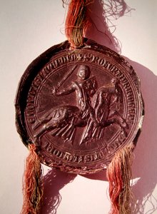 Sigillo di Robert de Dampierre, Conte di Nevers da French School